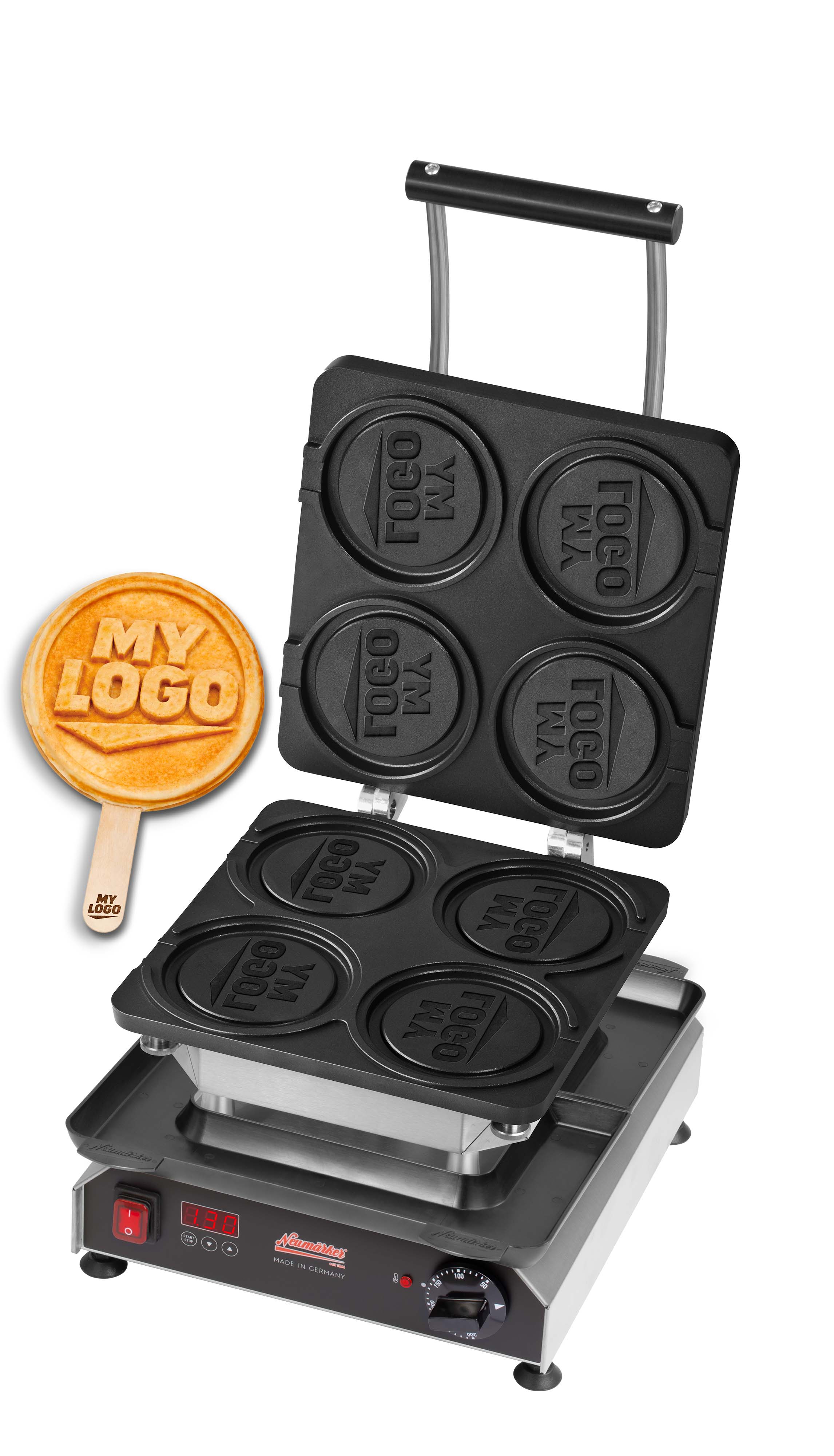 Logo-Waffel Waffeleisen