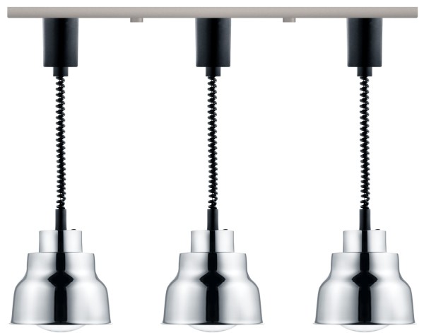 Bild 1 3-fach Wärmestrahler | Chrom