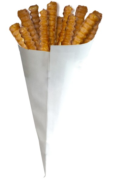 Papier-Spitztüten für Imbiss