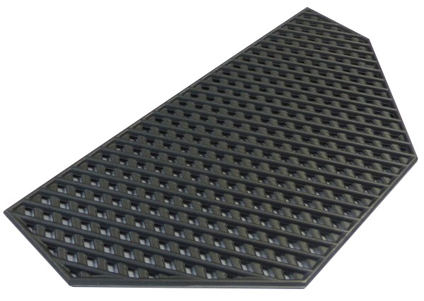 Bild 1 Halber Grillrost aus Gusseisen | für Diamant Grill