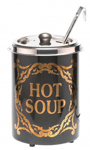 Bild 1 Hot-Pot Suppentopf | Hot Soup | mit Blattgold-Dekor