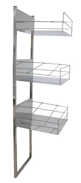 Flaschenregal für Orangenpresse im Lebensmitteleinzelhandel