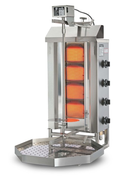 Potis Gas-Grill für Kebab und Döner
