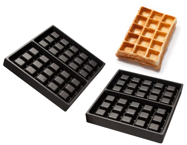 Auswechselbare Backplatte für Belgische Waffeln