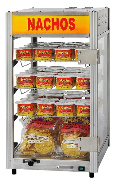 Warmhalte-Display für Nacho-Cheese-Becher