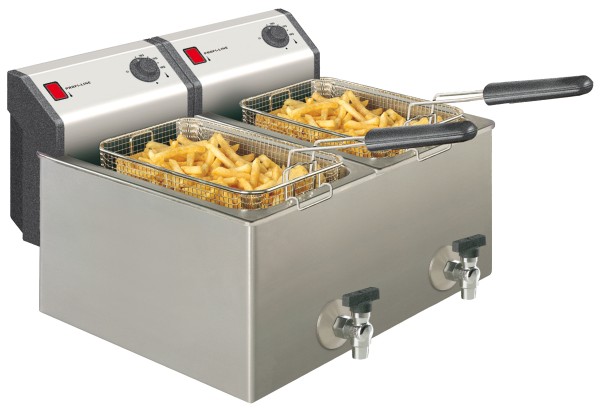 Bild 1 Elektro-Fritteuse 2x 8 Liter