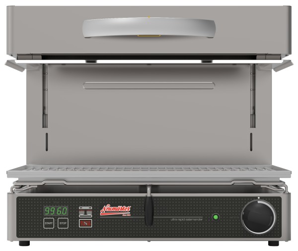 Glaskeramik-Salamander mit Infrarotstrahlung