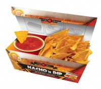 Nacho Box Convenience Snackschale mit Salsa