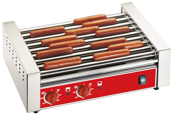 Roller-Grill-fuer-Hot-Dog-Würstchen