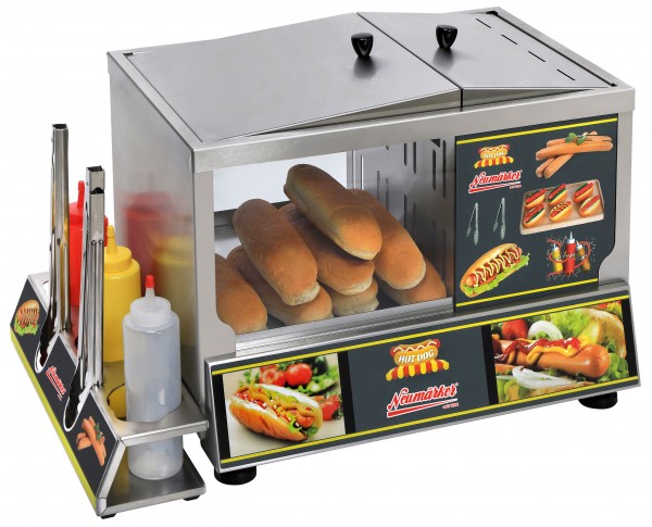 Soßenbar für Hot Dogs