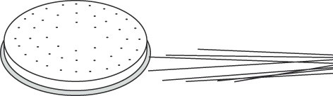 Bild 1 Pasta-Scheibe Ø 57 mm Capelli d'Angelo für MPF 2,5 und MPF 4