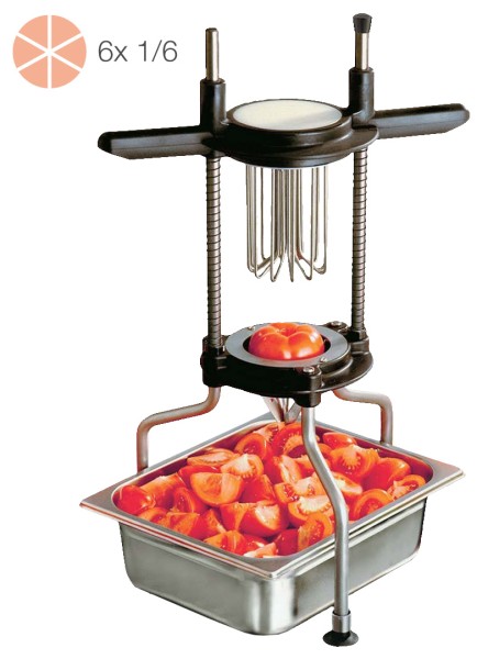 Bild 1 Tomatenteiler für Sechstel-Stücke