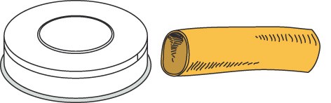 Bild 1 Pasta-Scheibe Ø 50 mm Cannellone für Nudelmachine PF15E