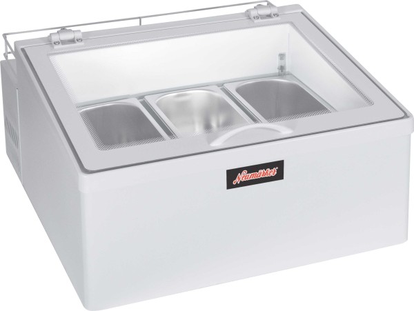 Platzsparende Eisvitrine für Restaurants