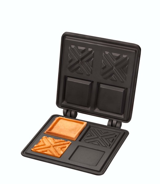 Waffelbackplatte für füllbare Waffeln