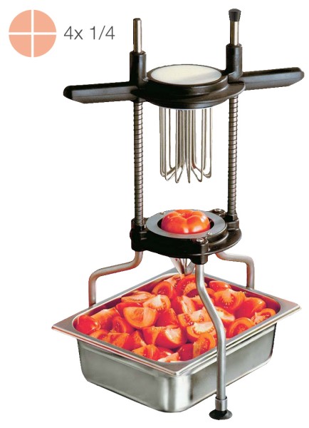 Bild 1 Tomatenteiler für Viertel-Stücke