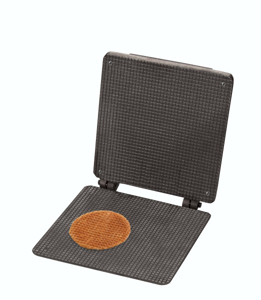 Stroopwaffel Backplatte aus Gusseisen