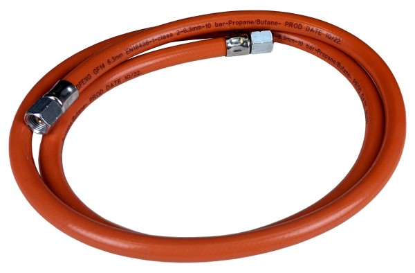 Gasschlauch 150 cm beidseitig 1/4 zoll lks