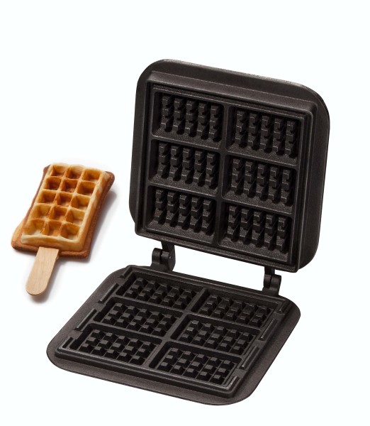 Waffel-Backplatte für Waffeln am Stiel